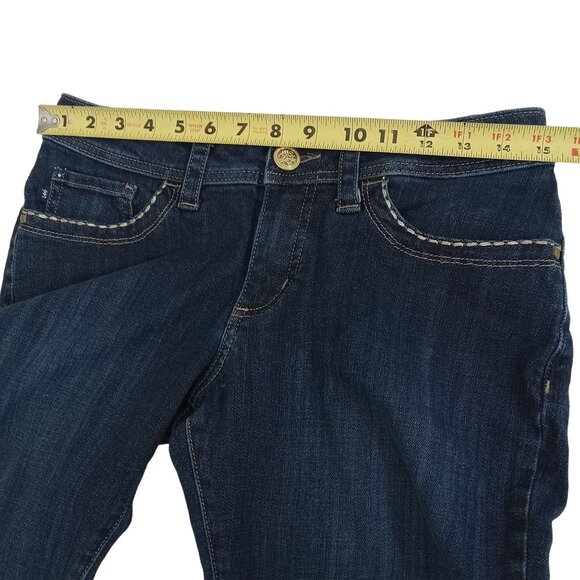 Lee Slender Secret Women's Petite Bootcut Jeans - Size 6P Dark Wash - Picture 8 of 14